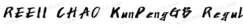 REEII CHAO KunPengGB Regular字体转换